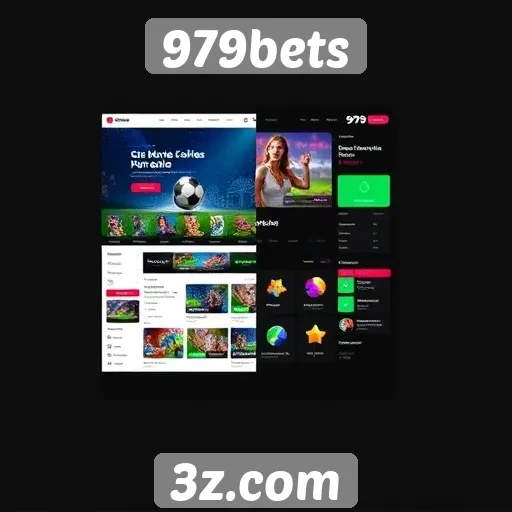 Evolução do design do site 979bets